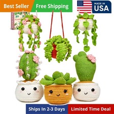 Crochet Kit for Beginners, Crochet Starter Kits, Amigurumi Craft Knitting Cro...