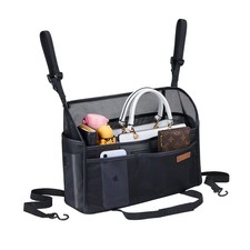 WLLWOO Car Net Pocket Handbag Holder Between Seats Back Storage Organizer Pur...