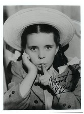 Margaret O'Brien Signed Autographed 8x10 Photo MGM Child Actress Star Vintage