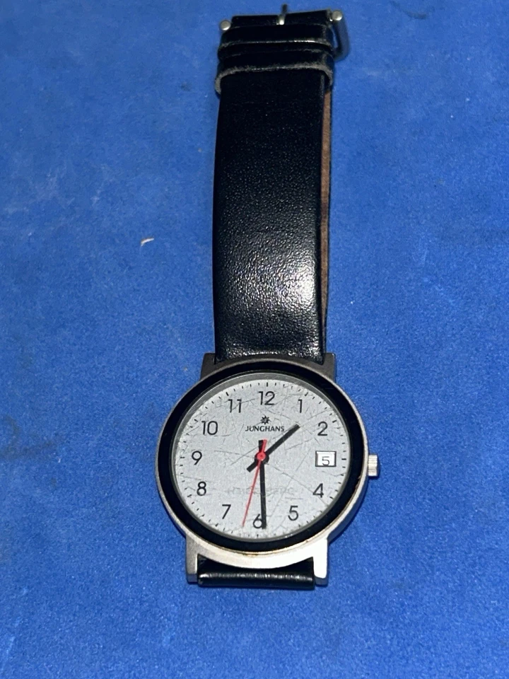 Junghan’s Heidelberg Men’s Wristwatch, Works Great, Scratched Crystal, Expensive - Image 2 of 4