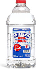 Bubbles by Fubbles  Made in the USA  64Oz Non Toxic Bubble Solution  Refill S