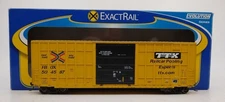 ExactRail EE-1401-36 HO TTX (FBOX) Trinity 6275 CuFt Plug Door Boxcar #504587 LN