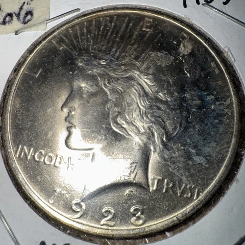 1923 Silver Peace Dollar - Brilliant Uncirculated