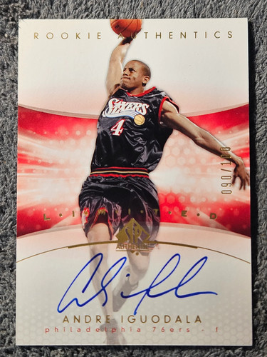 Andre Iguodala [Autograph Limited] #179 2004 SP Authentic card