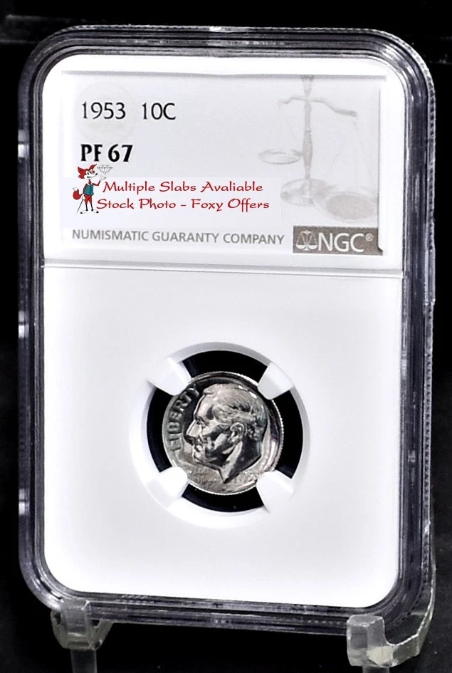 银色NGC 罗斯福1953 美分银币(1946-现在) | eBay