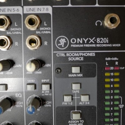 Mackie Onyx 820i Analog Mixer 8 Channel FireWire Interface