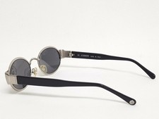 Occhiali da sole vintage anni 90 ICEBERG IG 528 montature ovali in metallo oc...