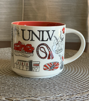 Starbucks Been There Series Campus Collection UNLV Mug 14 fl oz Red White