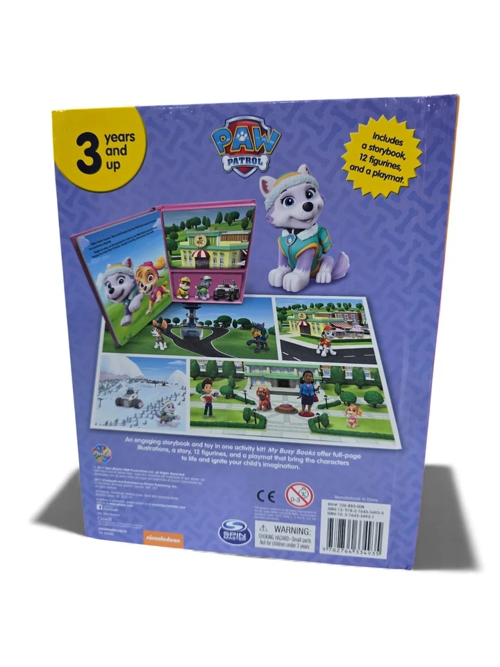 Paw Patrol My Busy Books - Storybook, 12 figurines, playmat 6 True Metal Cars! - Image 3 of 4