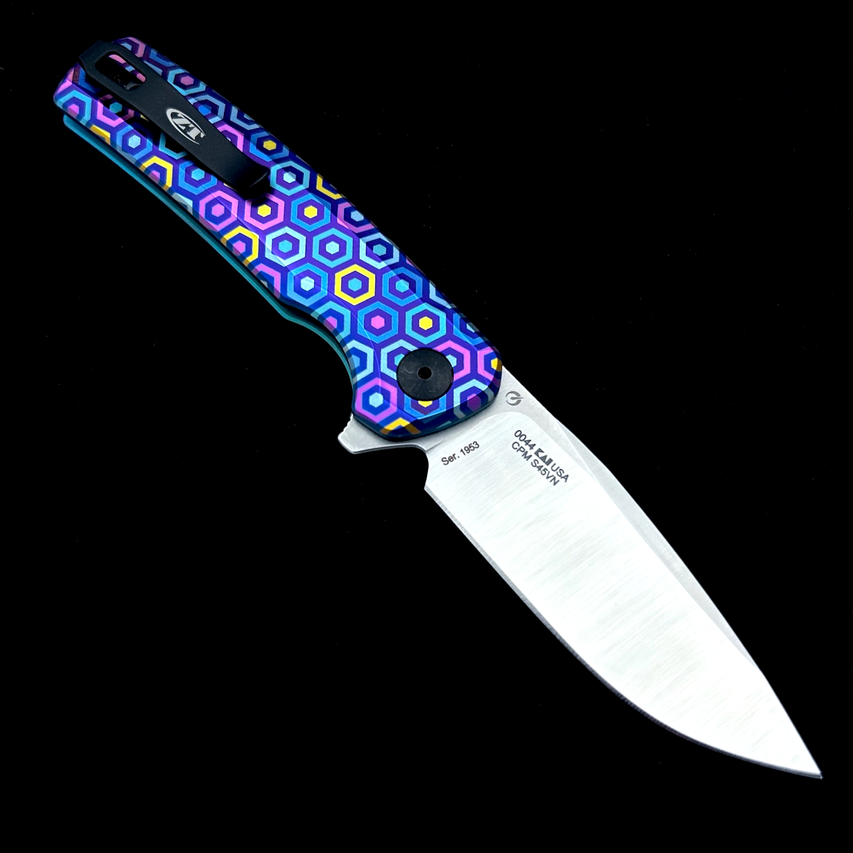 Zero Tolerance 0044 Flipper Plain Edge S45VN Steel ZT0044