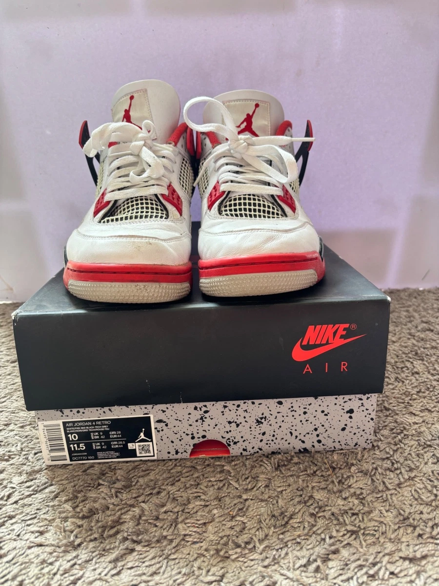Las mejores ofertas en Jordan 4 Retro Fire Red | eBay