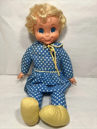 1967 Vintage Pull String Talking Mrs. Beasley Doll 20” DOES NOT TALK