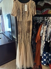 Formal dress Size 8 Gold Sequin