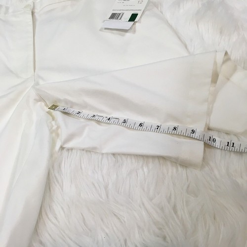 Liz Golf Womens Shorts Size 12 On the Tour 2-4 White Bermuda - Afbeelding 11 van 12