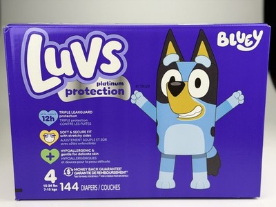 Luvs Pro Level Leak Protection Diapers Giant Pack - Size 4 - Sealed Boxes