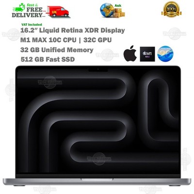 Apple MacBook Pro 16,2   Zoll MFGYR 2022 M1 MAX 32GB DDR5 512GB SSD 100% Akku