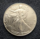 1986 Silver American Eagle. 1oz Silver.  *uncirculated condition*
