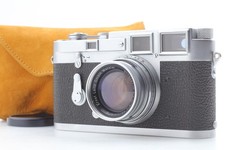 *Mint* Leica M3 Double Stroke RF Film Camera w/ Summicron 5cm F2 Case From JAPAN