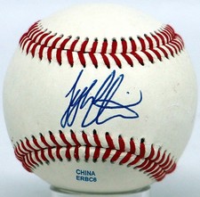   Tyler Austin Single Signed Baseball 9 JSA LOA (card) 716583