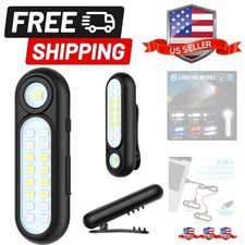 Clip On Flashlight, Rechargeable Running Lights for Runners Portable Hands Fr...