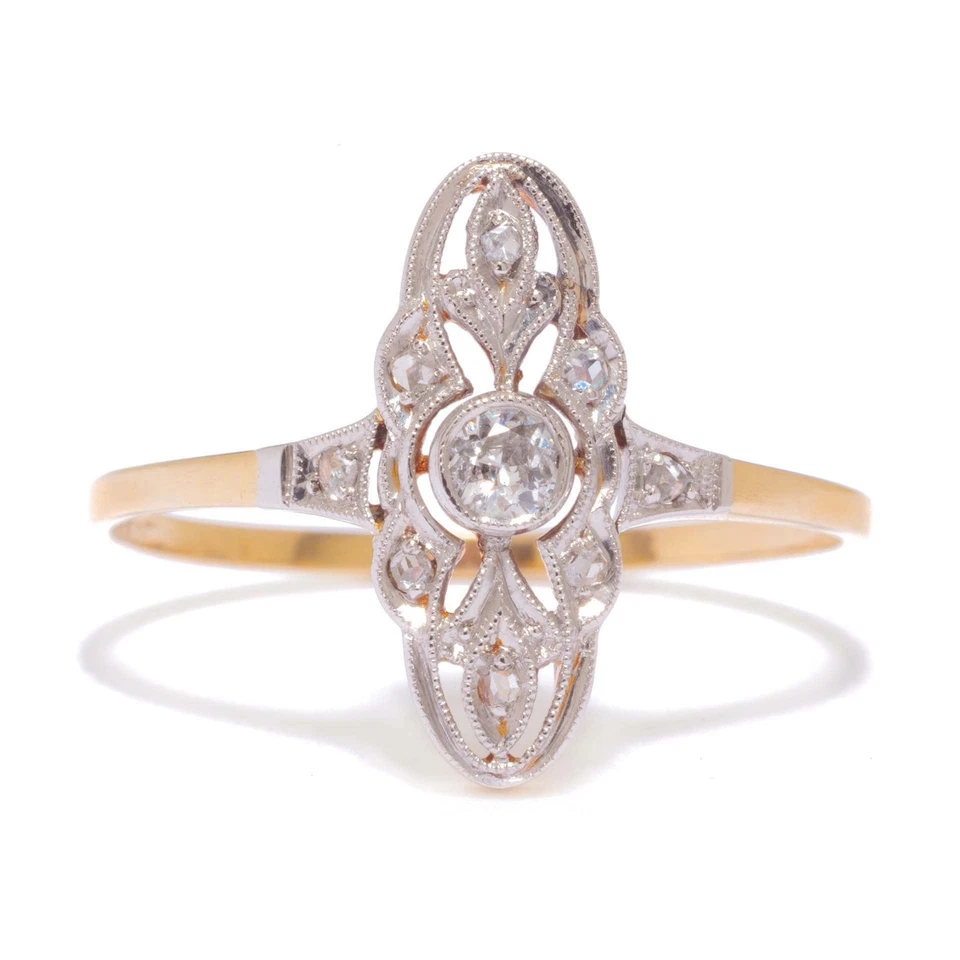 Art-déco-Ring - Bild 3 von 4