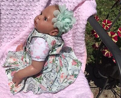 Reborn Baby Dolls - African American Vinyl, Willow Flower