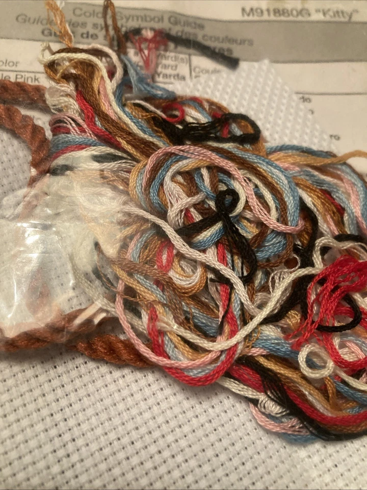 Mary Engelbreit ‘Kitty’ Calico Cat Small Counted Cross Stitch Kit Mary & Co - Image 3 of 3