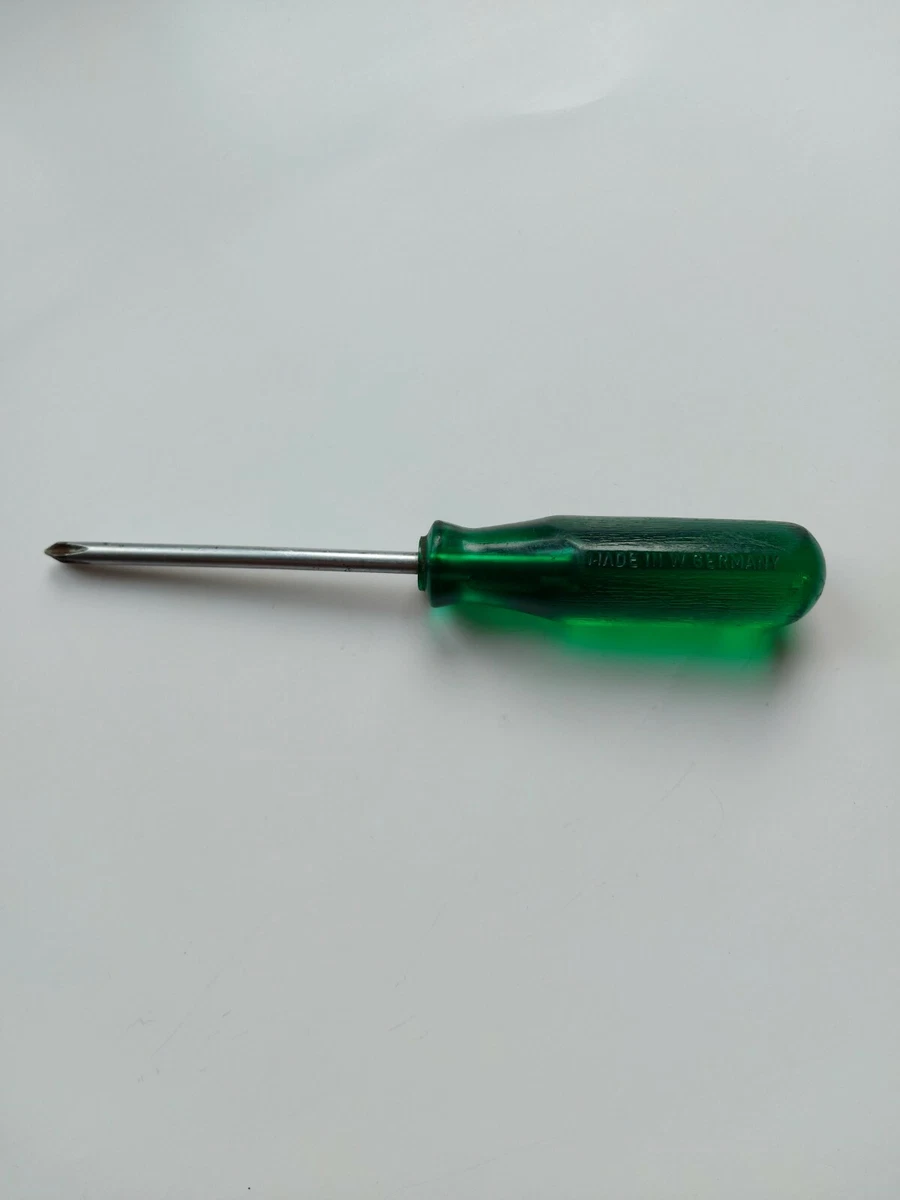 VINTAGE PHILIPS SCREWDRIVER GREEN MADE IN WEST GERMANY