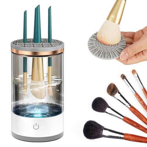 Electric Makeup Brush Cleaner Machine Portable Automatic USB Brush ...