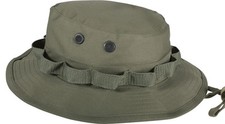 Olive Drab Military Wide Brim Fishing Hunting Boonie Hat