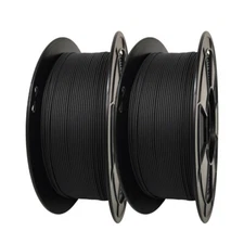 Matte PLA Filament 1.75mm, PLA Matte 3d Printer Filament Black PLA 2.2lbs*2