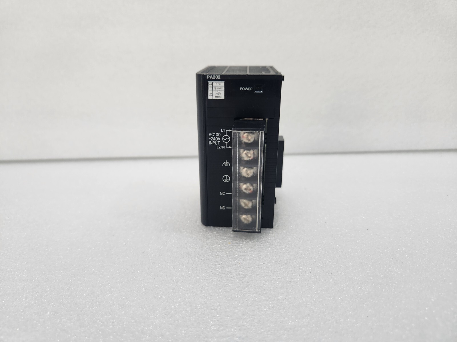 As-Is OMRON POWER SUPPLY UNIT CJ1W-PA202