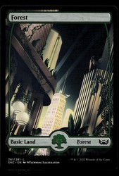MTG Forest 281/281 Full Art - Streets of New Capenna