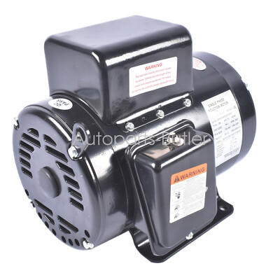 #ad #ad 7.5 HP Single Phase Electric Compressor Motor 3450RPM 184T Frame CW CCW Rotate $298.99