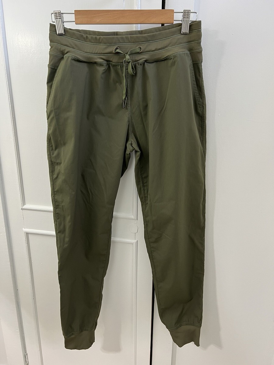 Zyia Active Women's Pants Trail Jogger Size 6/8 Olive Green Outdoor Pockets