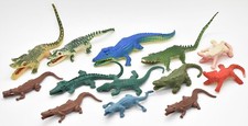 Crocodile Alligator 5.5" Plastic Animal Toy Figure Lot