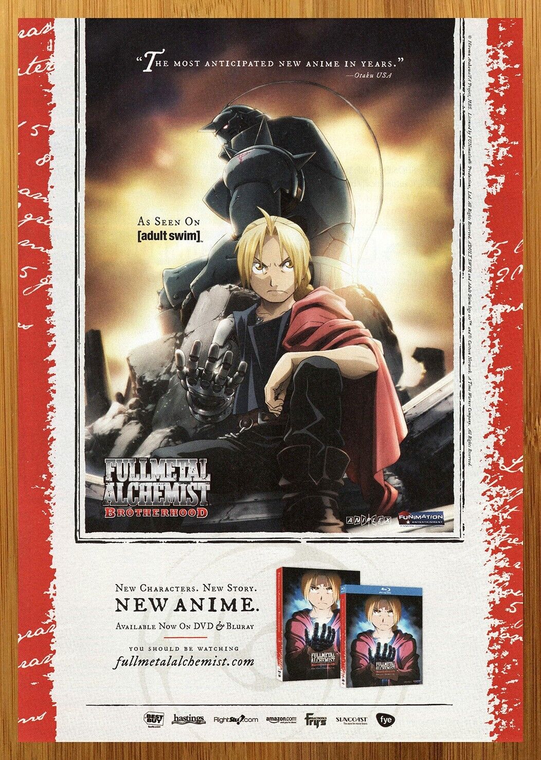 Fullmetal Alchemist BROTHERHOOD - The Elric Bros! | Art Board Print