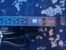 APC AP7901 Switched 1U 120V 20A 12 ft Rack PDU, Switched, 1U, 20A, 120V,