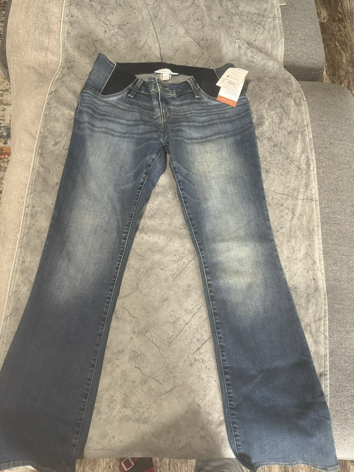 Isabel Maternity Side Panel Pants Jeans Size 6/28R NWOT