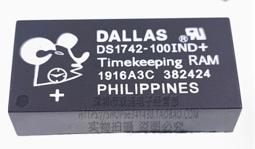 Dallas DS1250Y-70IND DIP-28 RTC With NVRAM 70 Sec Backup Low - Foto 12