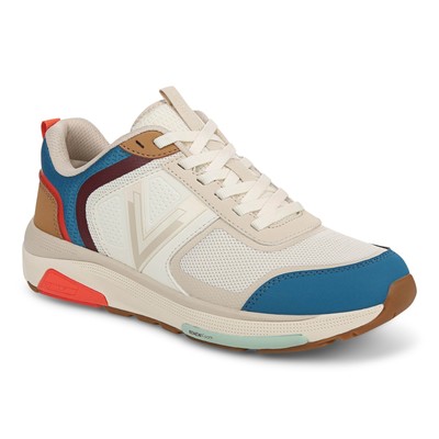 Vionic Walk Strider Womens Performance Walking Shoes Ivory Multi - 6.5 Medium