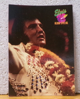 COOL PICTURE ON VINTAGE ELVIS PRESLEY TRADING CARD ''ALOHA SPECIAL'' # 464