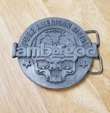 Lamb of God Round Belt Buckle