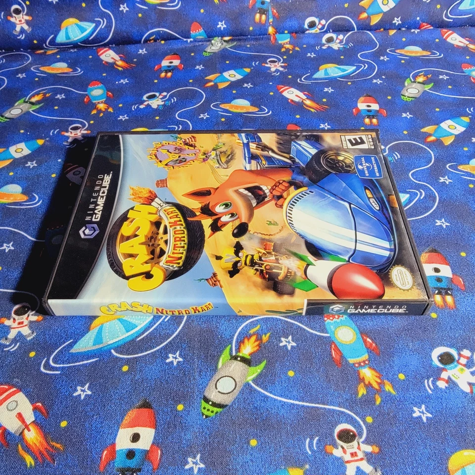 Crash Nitro Kart (Nintendo GameCube, 2003) Complete W Manual Tested - Image 4 of 4