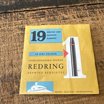 REDRING Vintage Brochure 1966 German Origin