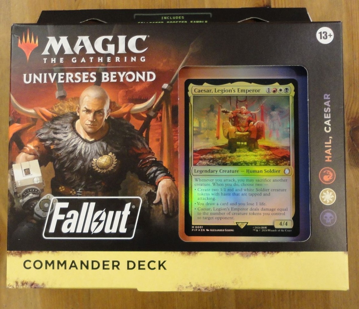 hail caesar mtg card list Amazon.com: Magic: The Gathering Fallout Commander Deck Bundle – Includes  All 4 Decks (1 Hail Caesar, 1 Scrappy Survivors, 1 Science!, and 1 Mutant  Menace) : Toys & Games