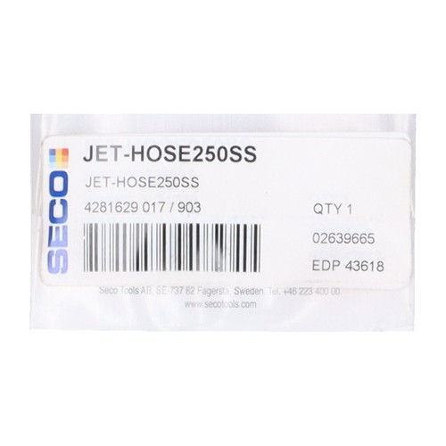 Seco 02639665 Jet-Hose 250 SS New NMP - Picture 2 of 7