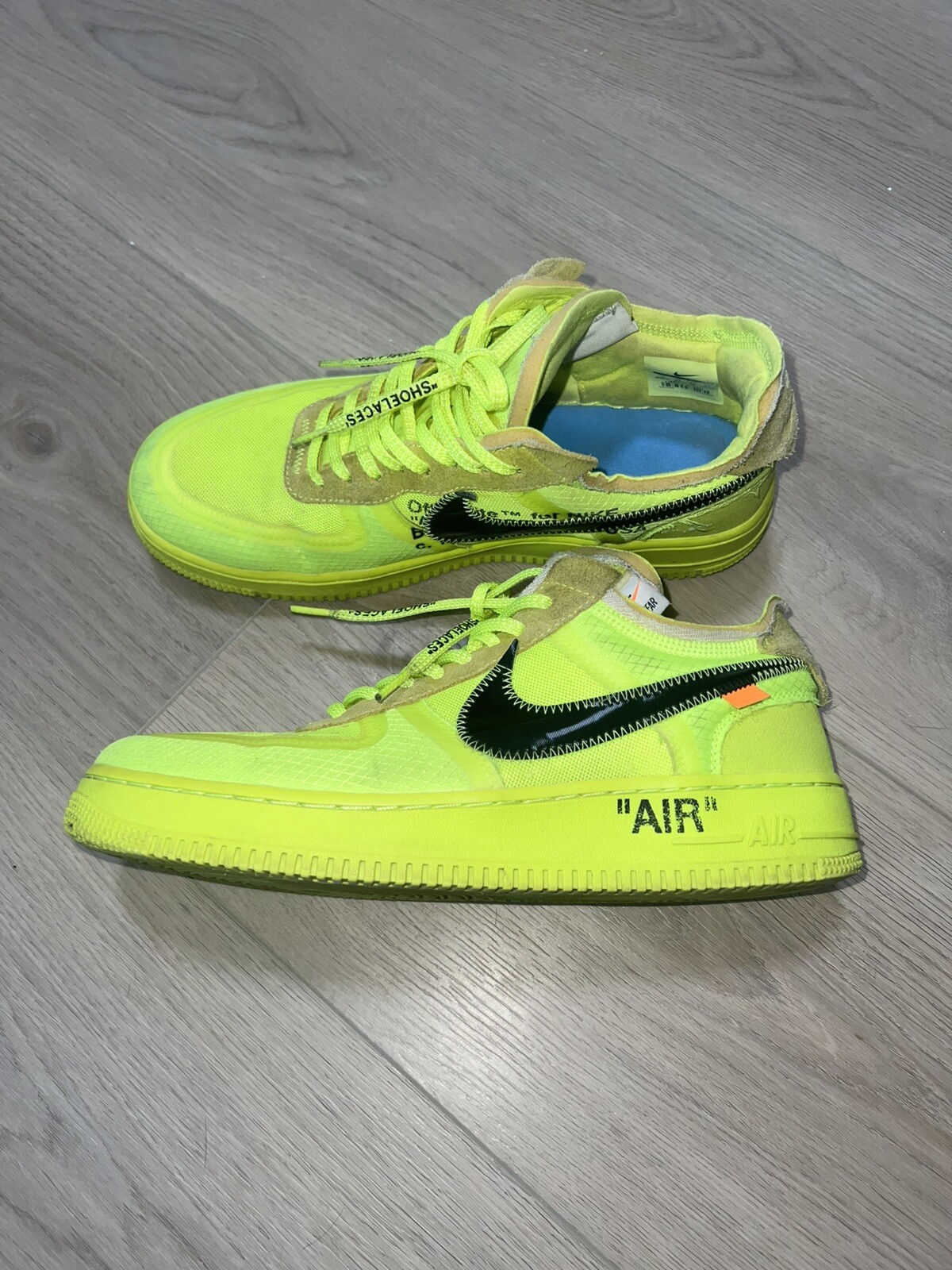 OFF WHITE X NIKE NIKE X OFF WHITE AIR FORCE 1 LOW VOLT A04606 700 TAGLIA US11 UK 10 EU 45