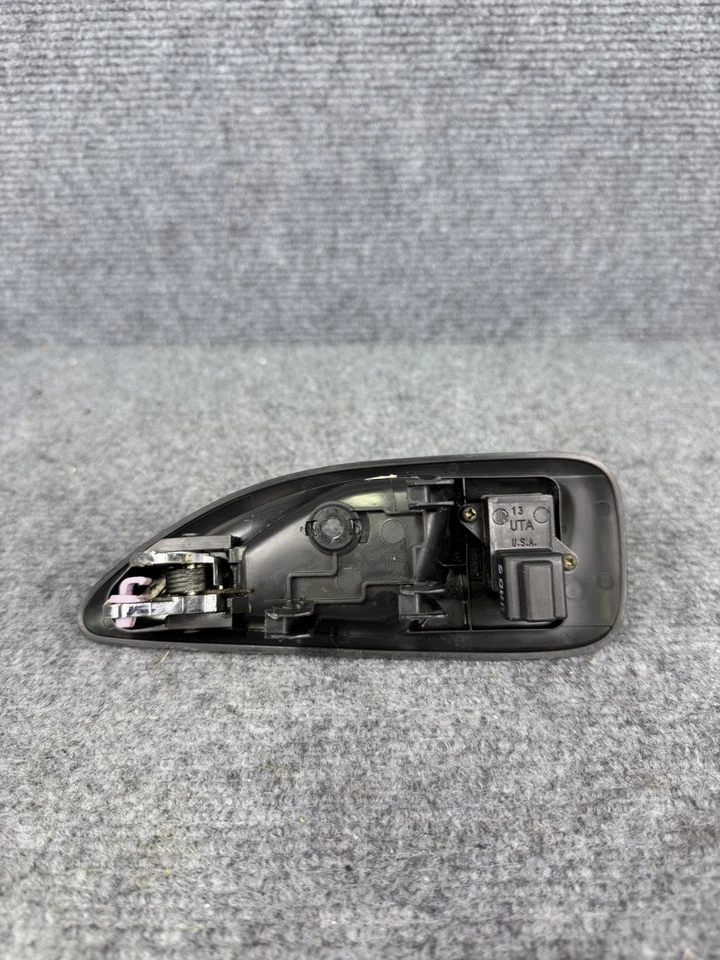 Manija interior de la puerta lateral derecha Acura CL 2001-2003 cromo negro moldura OEM Foto 2 de 4