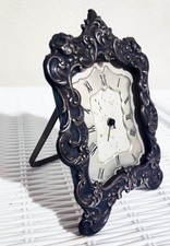 Sveglia-tavolo ANTICA Gorham-CYMA frame in argento sterling-Swiss-no vetro-sfere